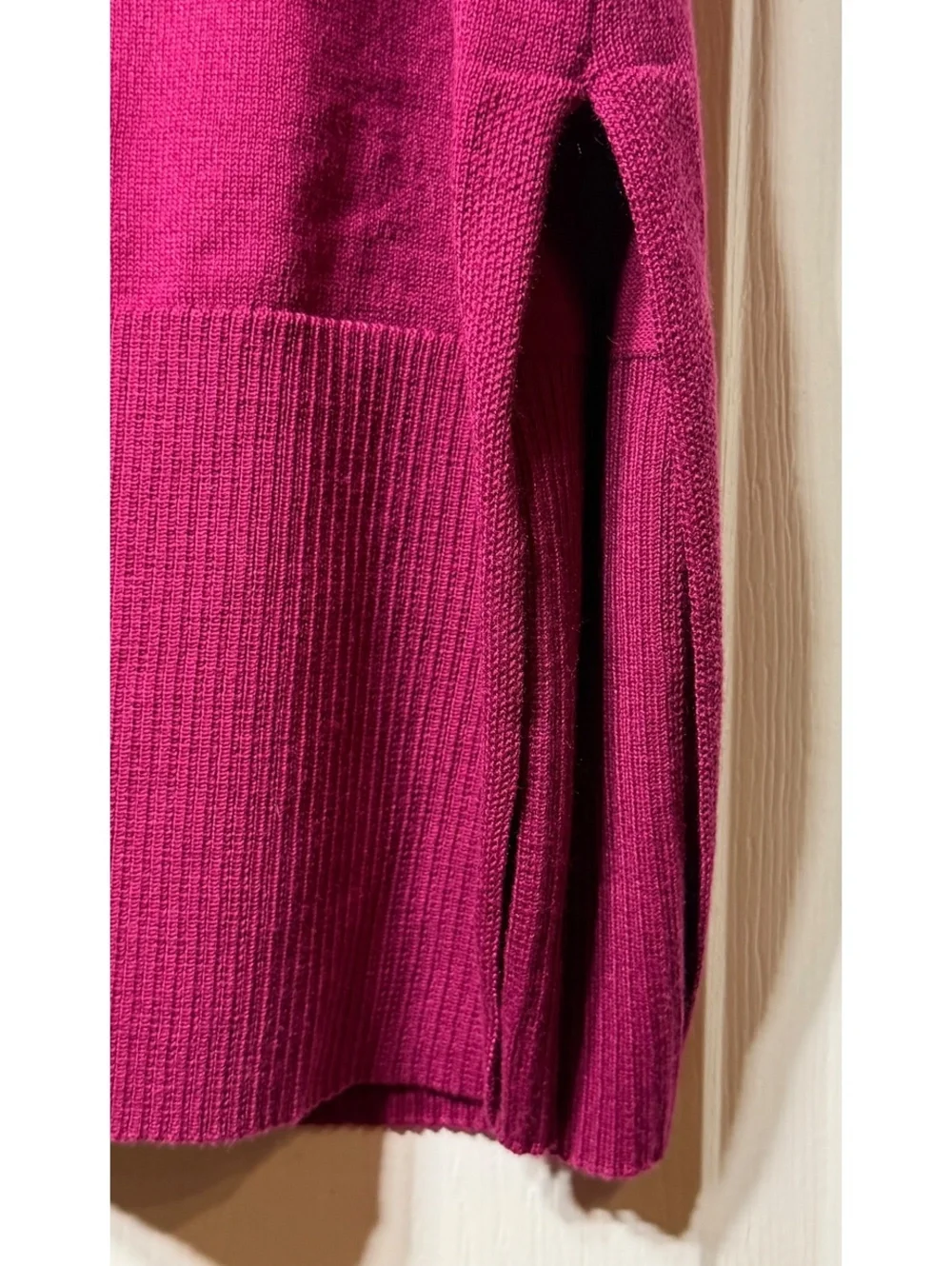 Terra & Sky Women's Long Open Front Cardigan Sweater, Size 0X, Magenta